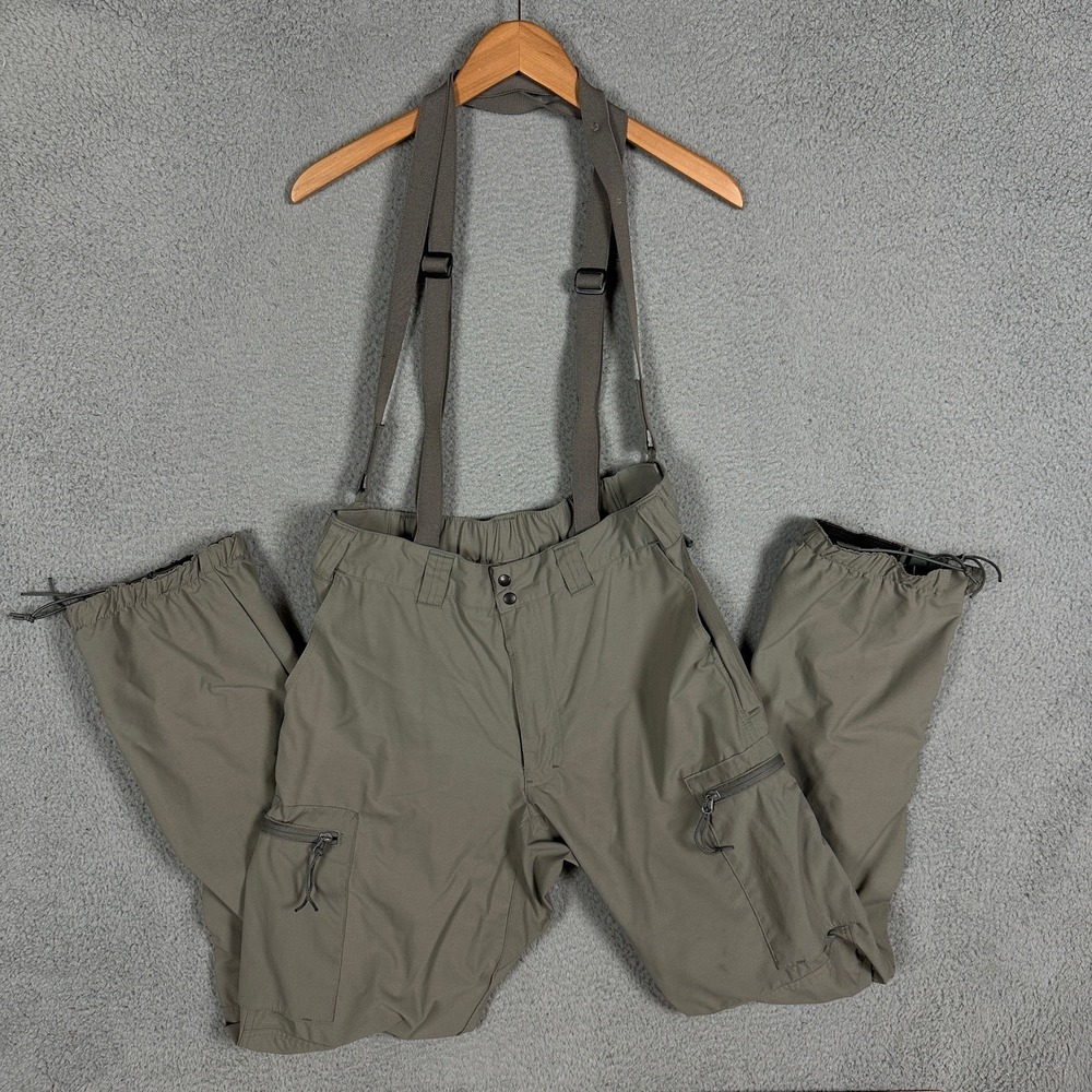 Patagonia Military Pants Mens Medium Regular Suspenders Tan Nylon Trouser Cargo